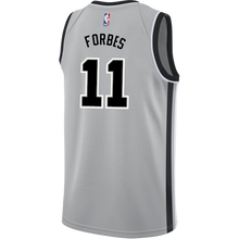 Load image into Gallery viewer, Forbes San Antonio Spurs Men's Nike  Statement Edition Swingman Personalized Jersey   Grey