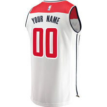 Load image into Gallery viewer, Men's Fanatics Branded White Washington Wizards Fast Break Custom Replica Jersey  Association Edition  White