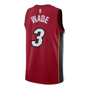 Dwyane Wade Nike Miami Heat Statement Red Swingman Jersey  Red