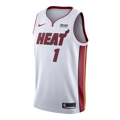 Chris Bosh Nike Miami Heat Association White Swingman Jersey  White