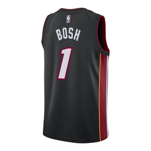 Chris Bosh Nike Miami Heat Icon Black Swingman Jersey  Black