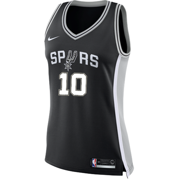 Derozan San Antonio Spurs Women's Nike Custom Personalized Icon Swingman Jersey  Black