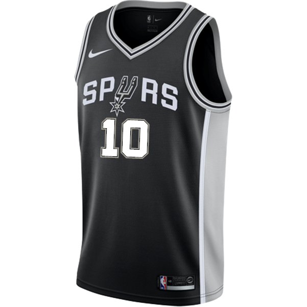 Derozan San Antonio Spurs Men's Nike Custom Personalized Icon Swingman Jersey  Black