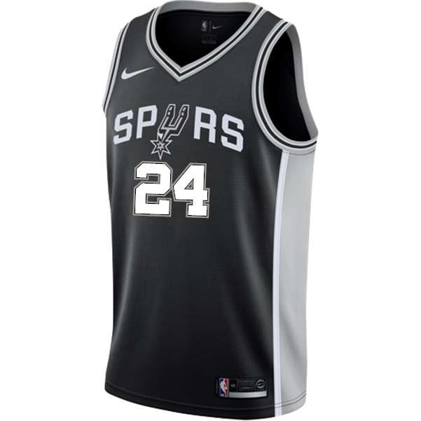 Hilliard San Antonio Spurs Men's Nike Custom Personalized Icon Swingman Jersey  Black