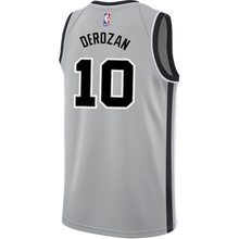 Load image into Gallery viewer, Derozan San Antonio Spurs Men&#39;s Nike  Statement Edition Swingman Personalized Jersey   Grey