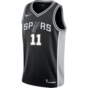 Forbes San Antonio Spurs Men's Nike Custom Personalized Icon Swingman Jersey  Black