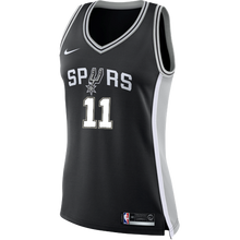 Load image into Gallery viewer, Forbes San Antonio Spurs Women&#39;s Nike Custom Personalized Icon Swingman Jersey  Black