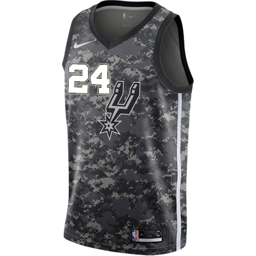 Hilliard San Antonio Spurs Men's Nike  City Edition Swingman Personalized Jersey  Navy