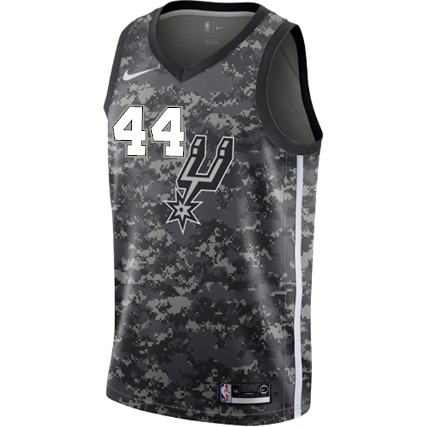 Cunningham San Antonio Spurs Men's Nike  City Edition Swingman Personalized Jersey  Navy