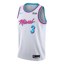 Load image into Gallery viewer, Dwyane Wade Nike Miami Heat Vice Uniform City Edition Swingman Jersey  White