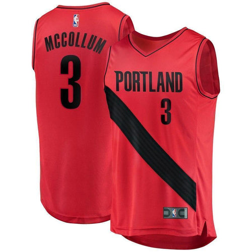 C.J. McCollum Portland Trail Blazers Fast Break Player Jersey  Statement Edition  Red