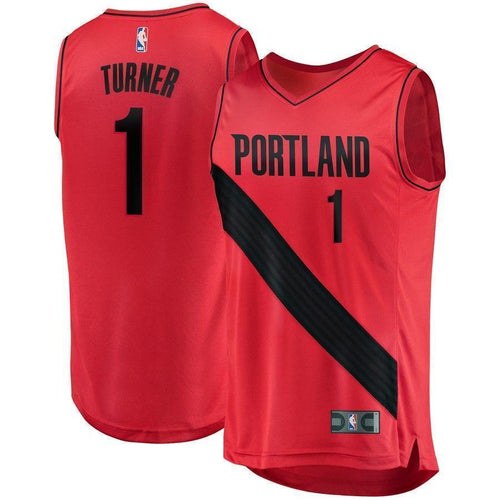 Evan Turner Portland Trail Blazers Fast Break Player Jersey  Statement Edition  Red