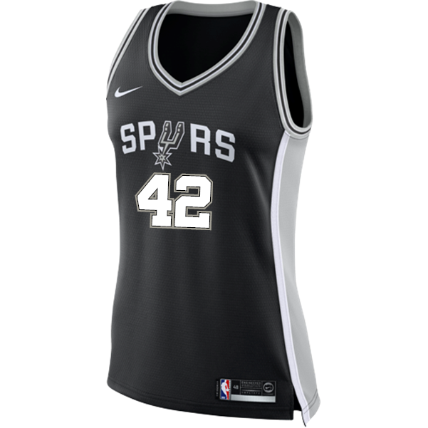 Bertans San Antonio Spurs Women's Nike Custom Personalized Icon Swingman Jersey  Black