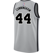 Load image into Gallery viewer, Cunningham San Antonio Spurs Men&#39;s Nike  Statement Edition Swingman Personalized Jersey   Grey