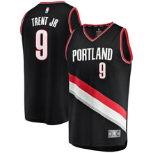 Load image into Gallery viewer, Gary Trent Jr. Portland Trail Blazers Fast Break Jersey – Icon Edition  Black