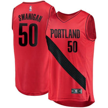 Load image into Gallery viewer, Caleb Swanigan Portland Trail Blazers Fast Break Player Jersey  Statement Edition  Red