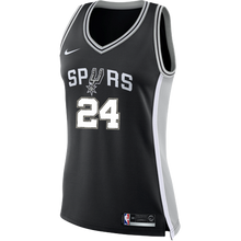 Load image into Gallery viewer, Hilliard San Antonio Spurs Women&#39;s Nike Custom Personalized Icon Swingman Jersey  Black