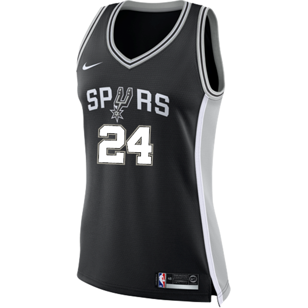 Hilliard San Antonio Spurs Women's Nike Custom Personalized Icon Swingman Jersey  Black