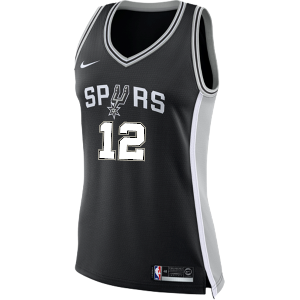 Aldridge San Antonio Spurs Women's Nike Custom Personalized Icon Swingman Jersey  Black