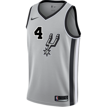 Load image into Gallery viewer, White San Antonio Spurs Men's Nike  Statement Edition Swingman Personalized Jersey   Grey