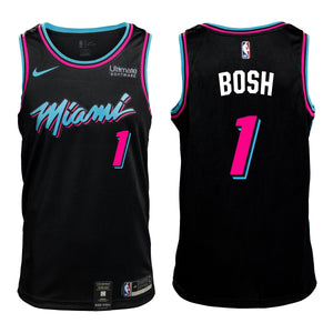 Chris Bosh Vice Nights Swingman Jersey  Black