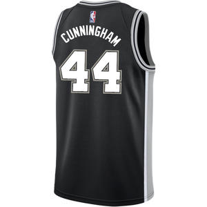 Cunningham San Antonio Spurs Men's Nike Custom Personalized Icon Swingman Jersey  Black