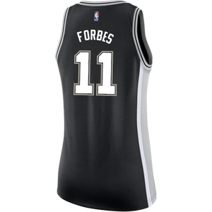 Forbes San Antonio Spurs Women's Nike Custom Personalized Icon Swingman Jersey  Black