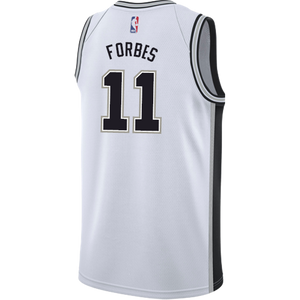 Forbes San Antonio Spurs Men's Nike Custom Personalized Icon Swingman Jersey  White