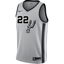 Load image into Gallery viewer, Gay San Antonio Spurs Men&#39;s Nike  Statement Edition Swingman Personalized Jersey   Grey