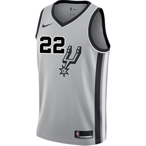 Gay San Antonio Spurs Men's Nike  Statement Edition Swingman Personalized Jersey   Grey