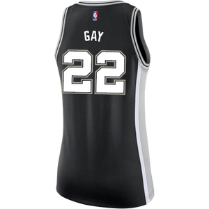 Gay San Antonio Spurs Women's Nike Custom Personalized Icon Swingman Jersey  Black