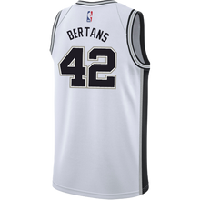 Load image into Gallery viewer, Bertans San Antonio Spurs Men&#39;s Nike Custom Personalized Icon Swingman Jersey  White