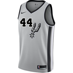 Cunningham San Antonio Spurs Men's Nike  Statement Edition Swingman Personalized Jersey   Grey