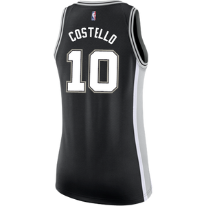 Costello San Antonio Spurs Women's Nike Custom Personalized Icon Swingman Jersey  Black