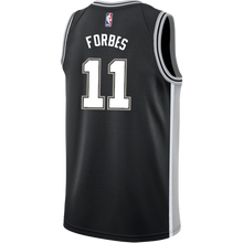 Load image into Gallery viewer, Forbes San Antonio Spurs Men&#39;s Nike Custom Personalized Icon Swingman Jersey  Black