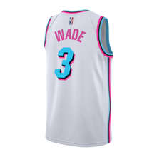 Load image into Gallery viewer, Dwyane Wade Nike Miami Heat Vice Uniform City Edition Swingman Jersey  White