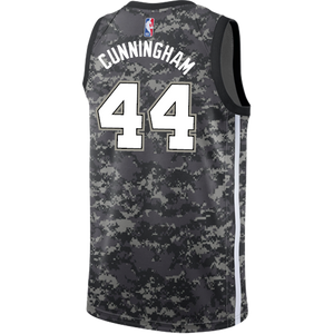 Cunningham San Antonio Spurs Men's Nike  City Edition Swingman Personalized Jersey  Navy