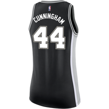 Load image into Gallery viewer, Cunningham San Antonio Spurs Women&#39;s Nike Custom Personalized Icon Swingman Jersey  Black