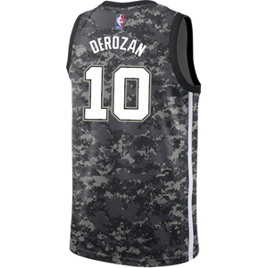 Derozan San Antonio Spurs Men's Nike  City Edition Swingman Personalized Jersey  Navy