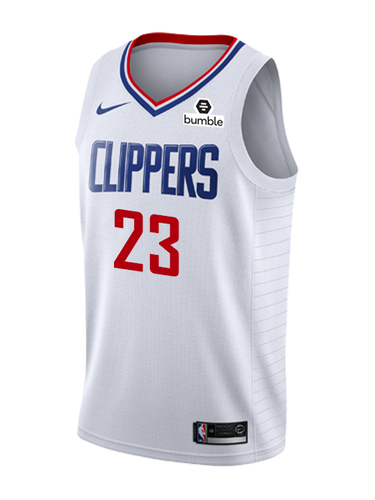 LA Clippers Lou Williams Association Swingman Jersey  White