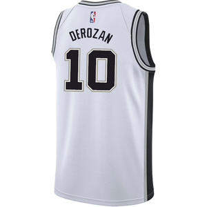 Derozan San Antonio Spurs Men's Nike Custom Personalized Icon Swingman Jersey  White