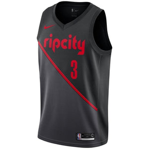 C.J. McCollum Portland Trail Blazers City Edition Swingman Jersey  Black