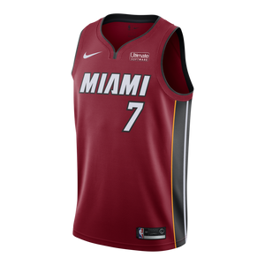 Goran Dragic Nike Miami Heat Statement Red Swingman Jersey  Red