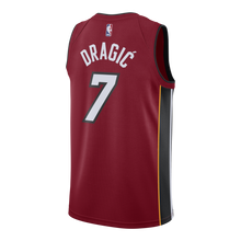 Load image into Gallery viewer, Goran Dragic Nike Miami Heat Statement Red Swingman Jersey  Red