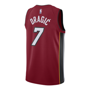 Goran Dragic Nike Miami Heat Statement Red Swingman Jersey  Red