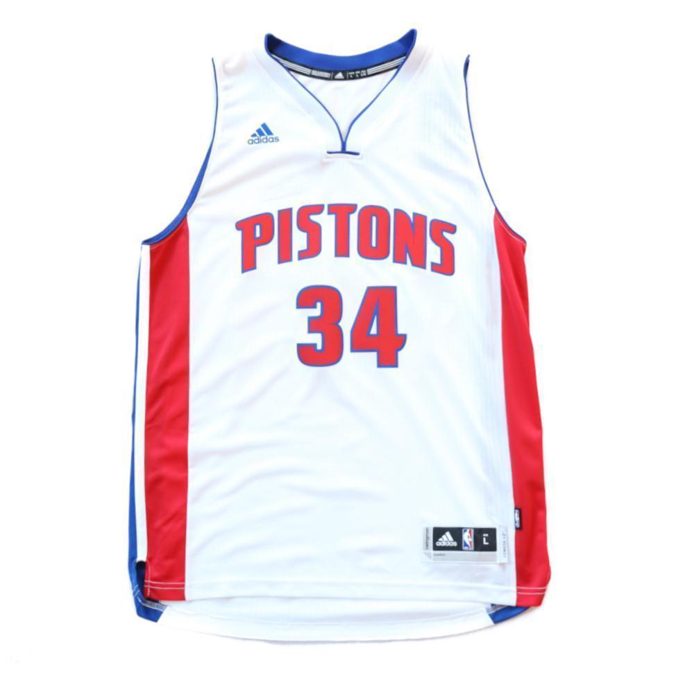 Detroit Pistons Men's Swingman Harris # Home Jersey  White