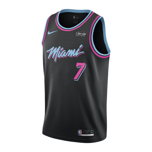 Goran Dragic Nike Miami Heat Vice Nights Swingman Jersey  Black