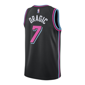 Goran Dragic Nike Miami Heat Vice Nights Swingman Jersey  Black