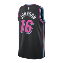 Load image into Gallery viewer, James Johnson Nike Miami Heat Vice Nights Swingman Jersey  Black