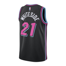 Load image into Gallery viewer, Hassan Whiteside Nike Miami Heat Vice Nights Swingman Jersey  Black